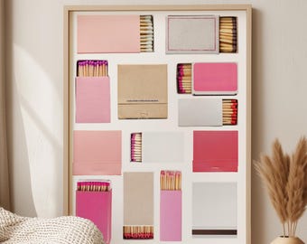 Custom Matchbox Poster Template: DIY Wall Art (Digital Download)