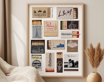 Custom Matchbox Poster Template: DIY Wall Art (Digital Download)