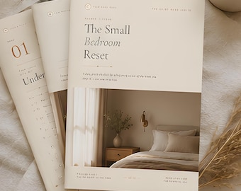 Small Bedroom Reset Printable Checklist | Zone-by-Zone Declutter Guide | Letter + A4 | Instant Download PDF