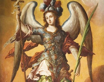 大天使ミカエル 24 x 36インチ ロール式壁掛けポスター - Etsy 日本