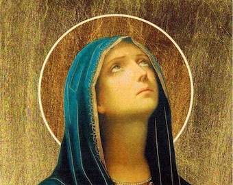 Our Lady of Sorrow V27 Poster Print Art Home Wall Decor Catholic Painting