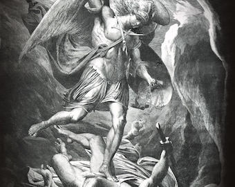 聖ミカエル大天使サタンを倒すニッチ 1588 ヒューバート