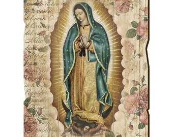 Our Lady of Guadalupe V10 Poster Print Art Home Wall Decor Catholic Painting