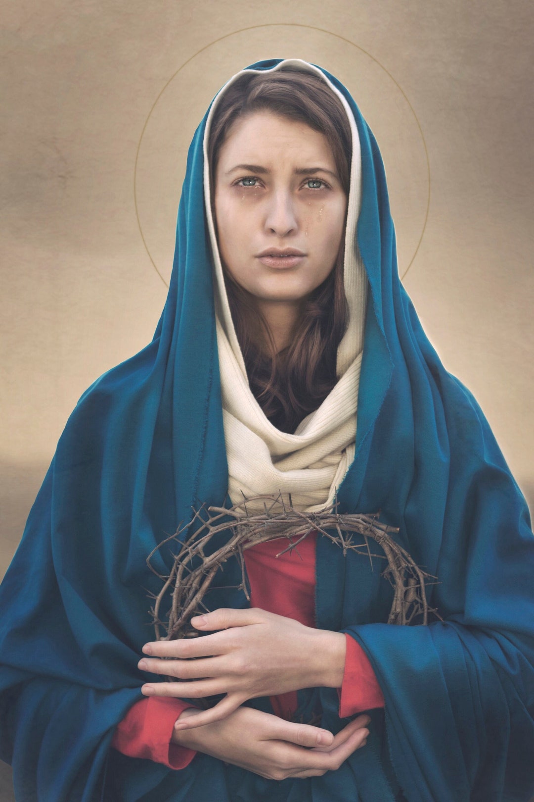 Our Lady of Sorrow V41 Poster Print Art Home Wall Decor Catholic ...