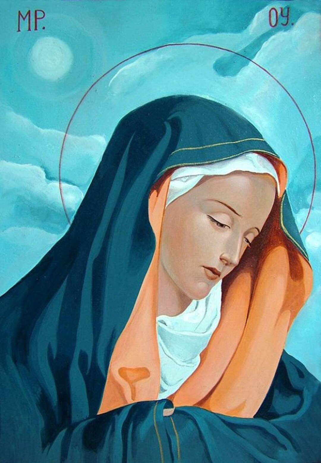Our Lady of Sorrow V26 Poster Print Art Home Wall Decor Catholic ...
