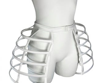 Ivory Crinoline Hoop Skirt Pannier