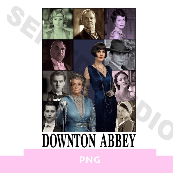 Downton Abbey print PNG the eras tour png merch Downton Abbey digital Downton Abbey t-shirt shirt iron on transfer Downton Abbey gift