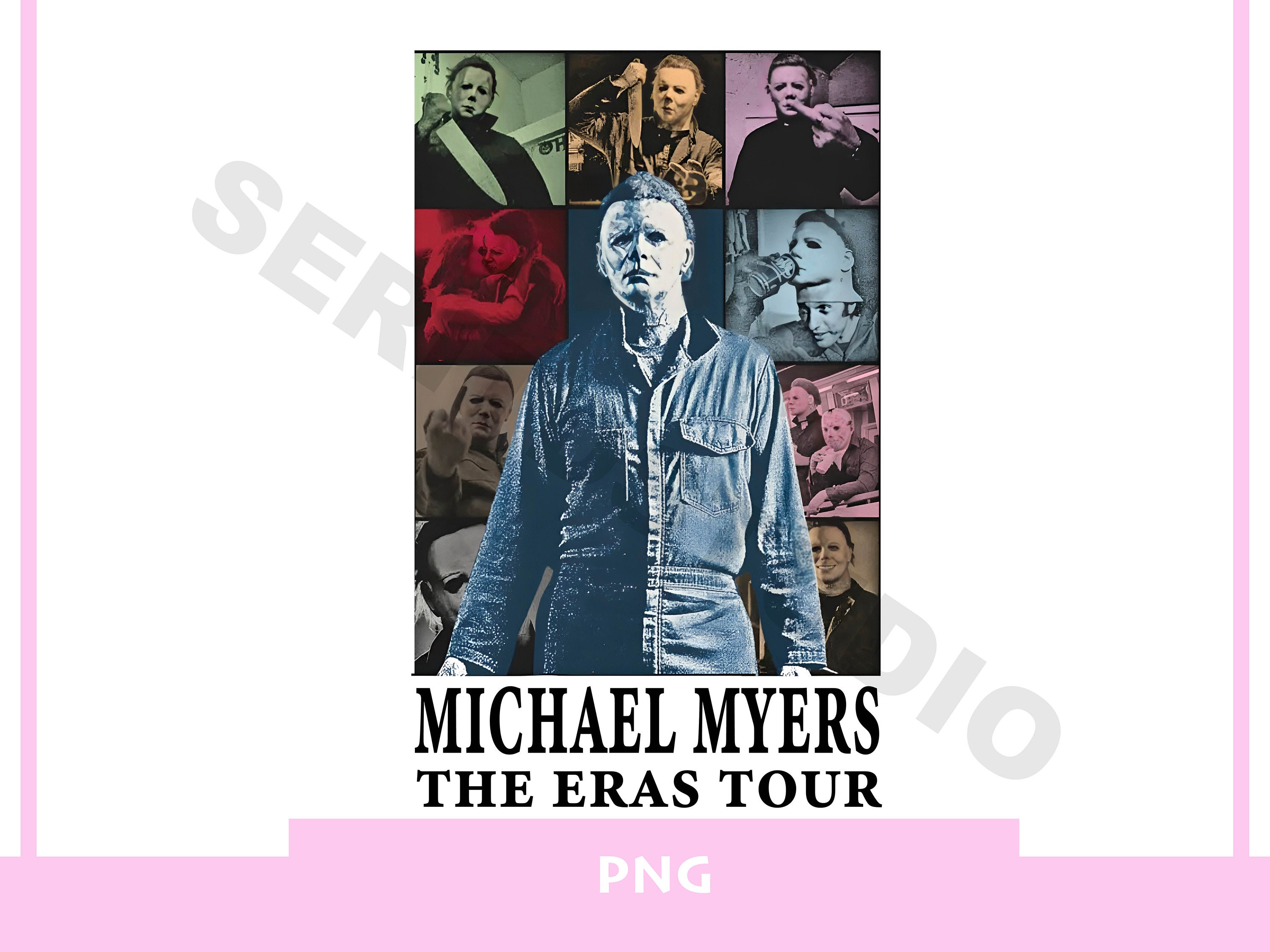 Michael Myers PNG Print the Eras Tour Png Print Michael Myers Halloween