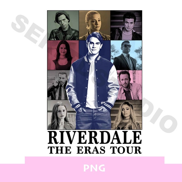 Riverdale series PNG merch the eras tour png print Riverdale merch digital Riverdale tshirt shirt iron on transfer Riverdale fan gift poster