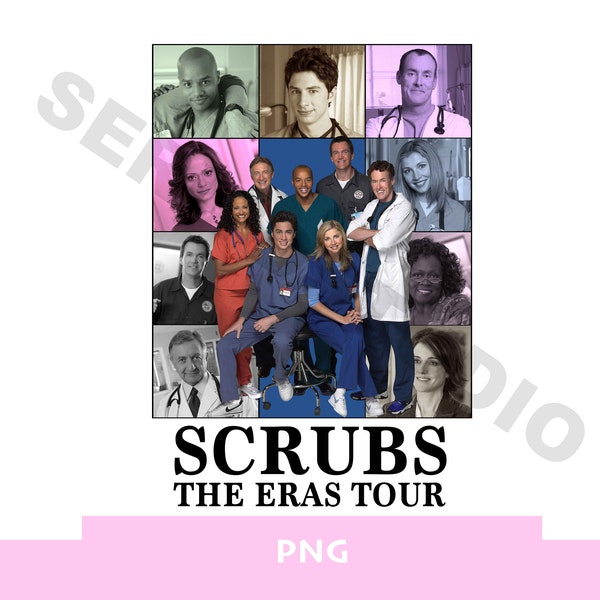 Scrubs Eras Tour Etsy