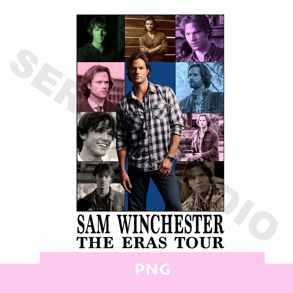 Sam Winchester PNG print Supernatural print Sam Winchester merch digital Sam Winchester t-shirt shirt iron on transfer gift poster fan