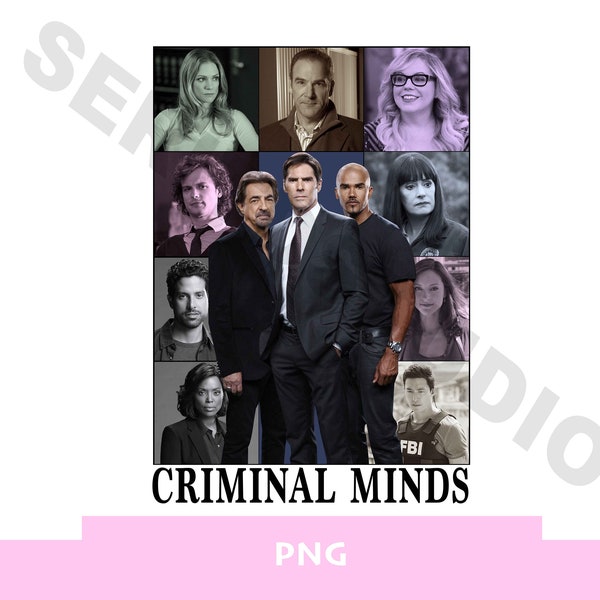 Criminal minds series print PNG the eras tour png merch Criminal minds digital Criminal minds t-shirt shirt iron on transfer Criminal minds