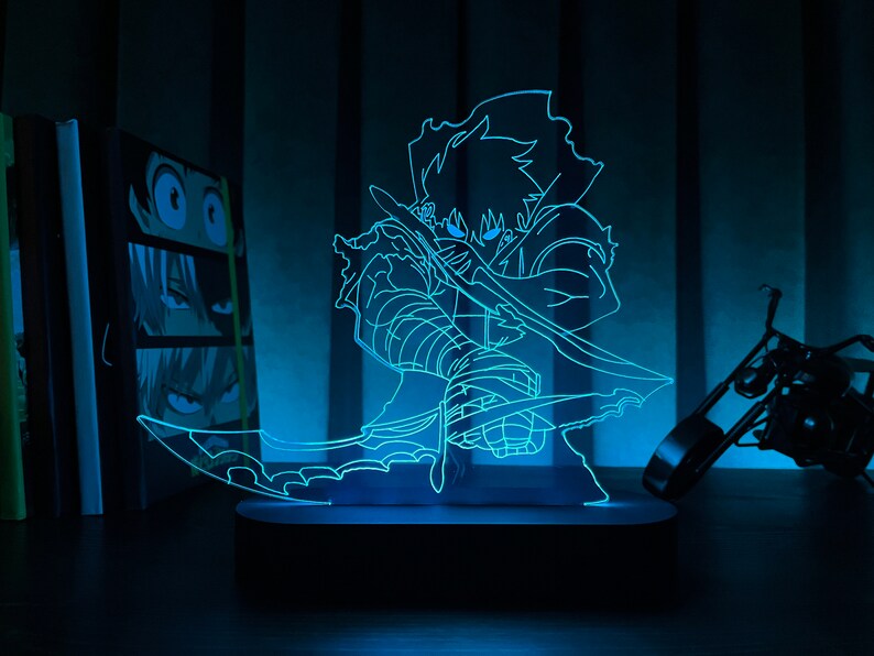 Anime Night Lamp Christmas Night Light Anime Led Light 3D Etsy
