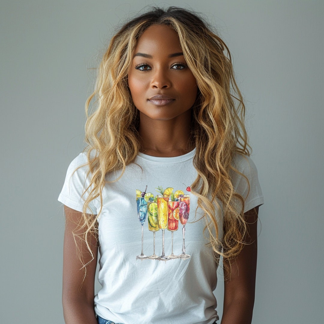 Colorful Cocktails Collection Tee - Celebrate in Style With Vibrant ...