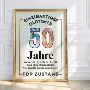 Geldgeschenk für Männer zum 50. Geburtstag | Einzigartiger Oldtimer | Geld kreativ verschenken | Großvater | Opa | Vater | DIY | PDF