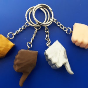 Porte-clés pouce levé