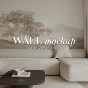 Modello PSD di mockup di carta da parati realistica, mockup di carta da parati per cameretta dei bambini, mockup di parete vuota, mockup di adesivo da parete per interni giapponesi, mockup di parete vuota