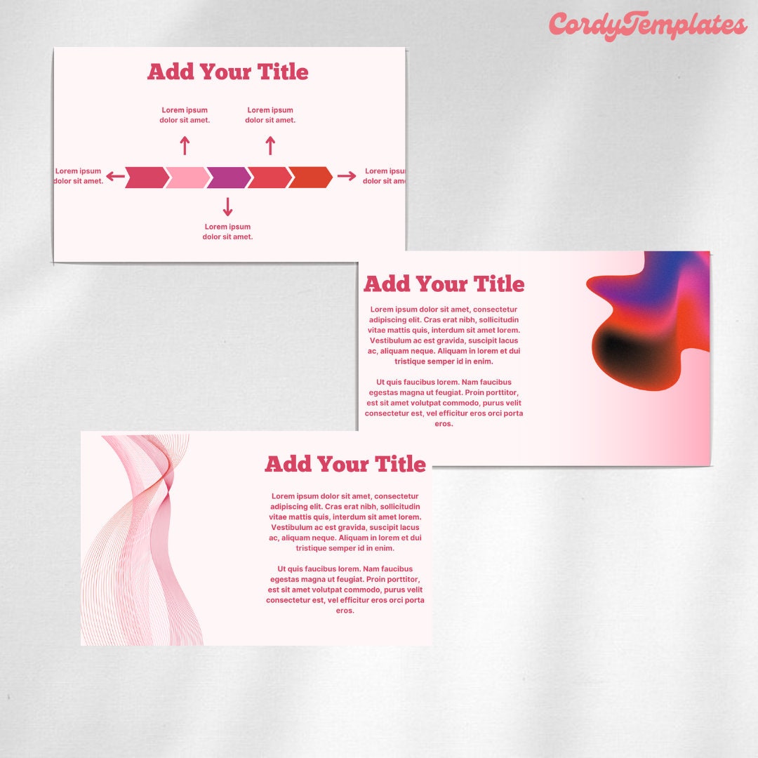 Powerpoint Template Canva Business Presentation Template Red Modern ...