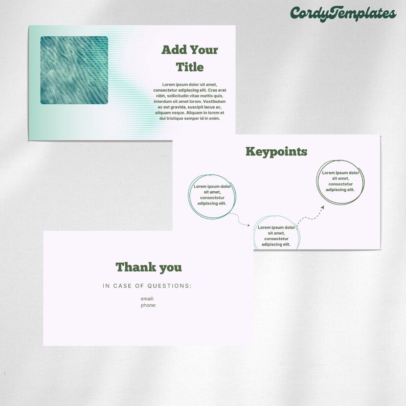 Thanks Section Powerpoint Template Green Modern Futuristic Business Presentation ...