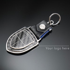 Porsche keychain, GT3, Cayenne, Macan, 911, Cayman, Carrera, Boxster, Titanium Keyachain, Carbon fiber