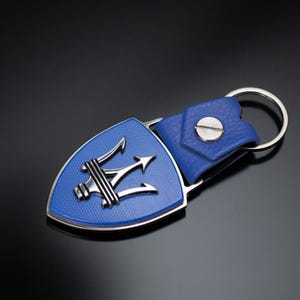 Blue Maserati Titanium  keychain Spyder Gran Turismo 350 GT Present, Gift,