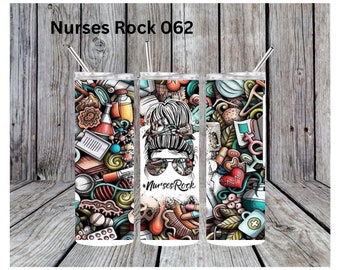 Nurse Tumbler - Nurses Rock