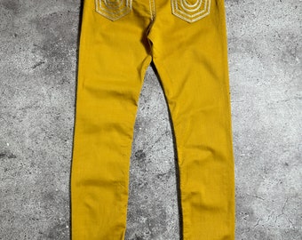 Jean skinny jaune femme True Religion