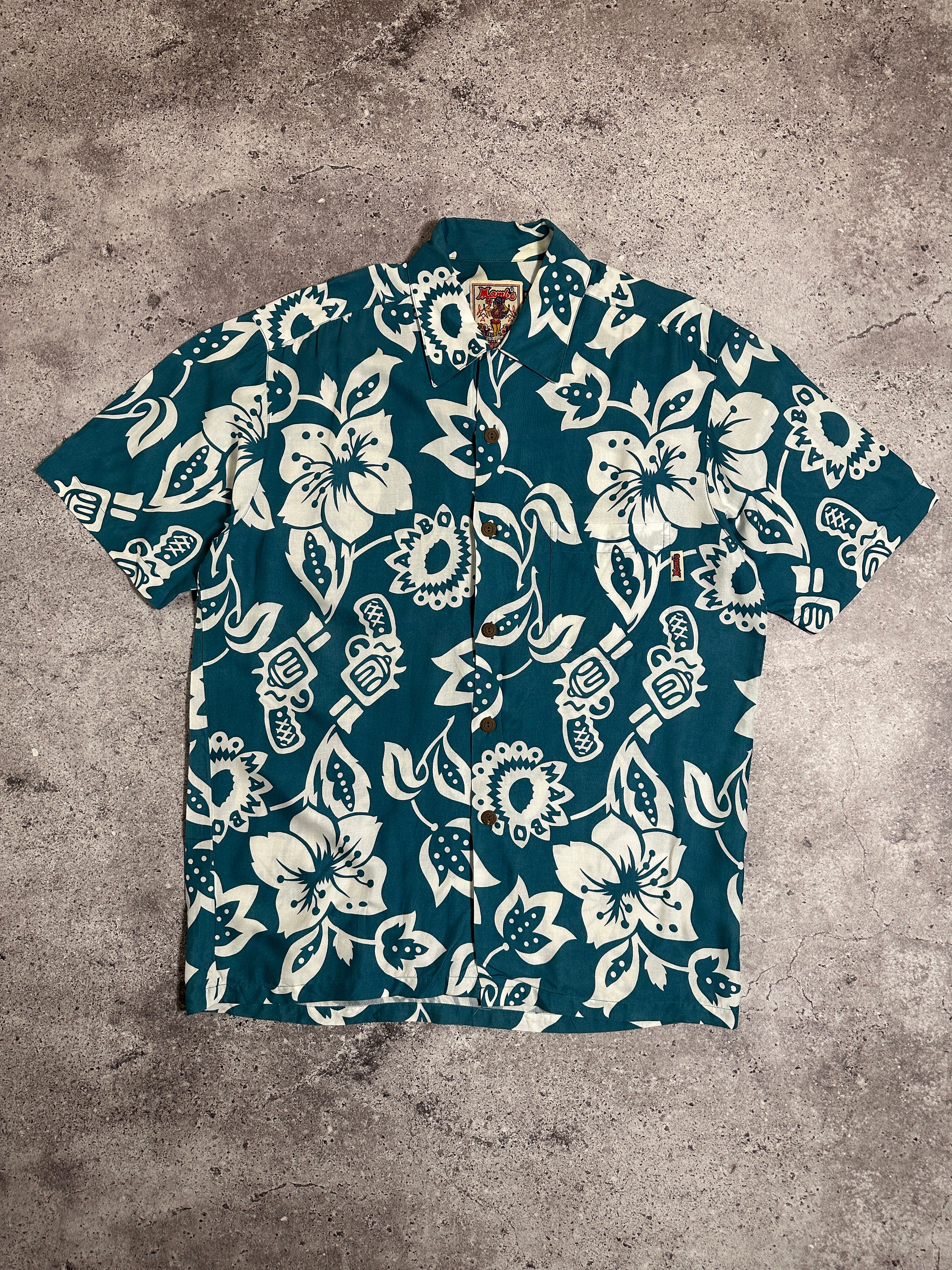 Mambo Vintage Monogram Hawaiian Loud Shirt - Etsy