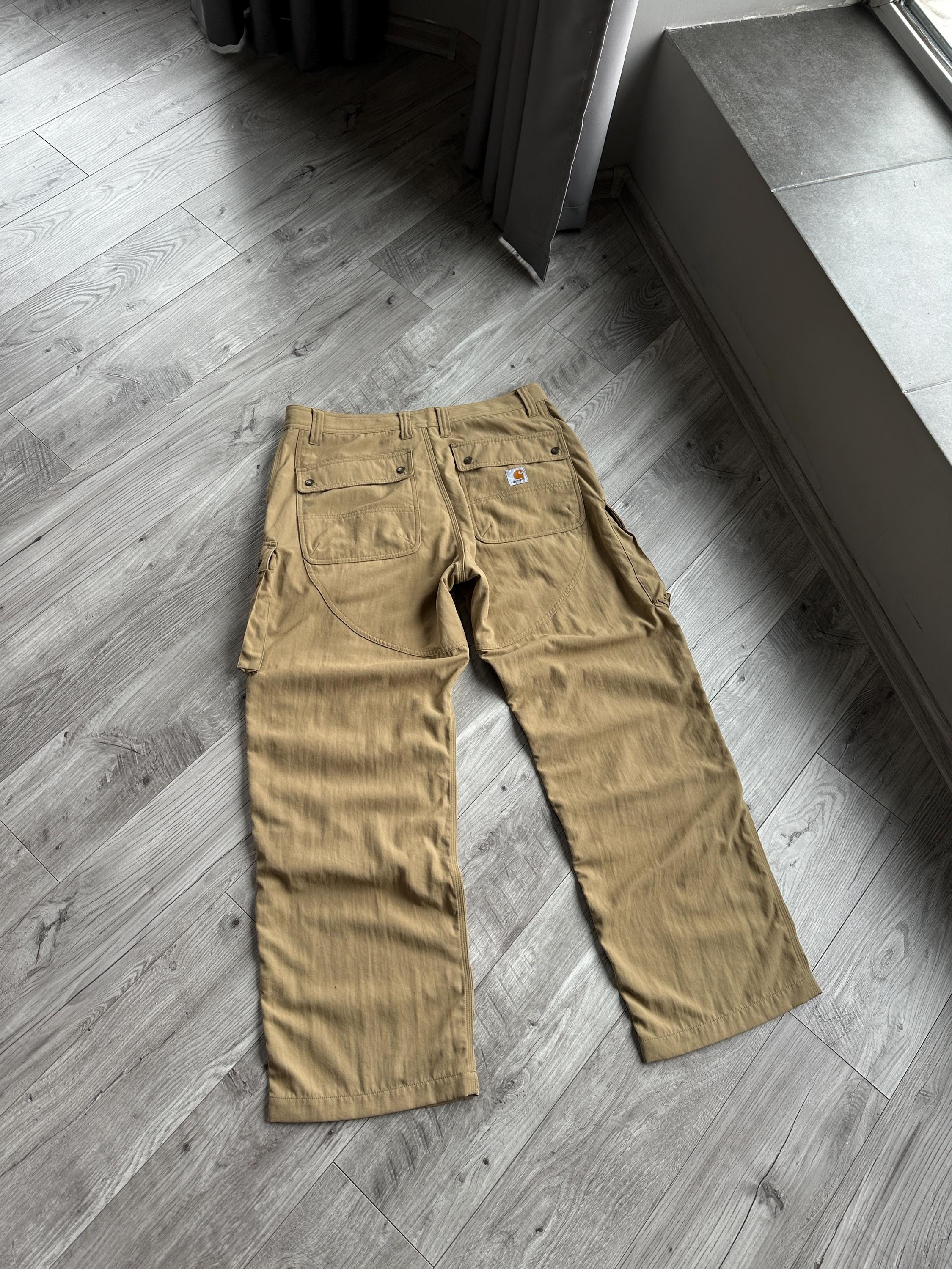 パンツ Vintage Corduroy Double knee Cargo Pants ZLSLZ Womens Vintage Loose Straight High Elastic Waist Corduroy
