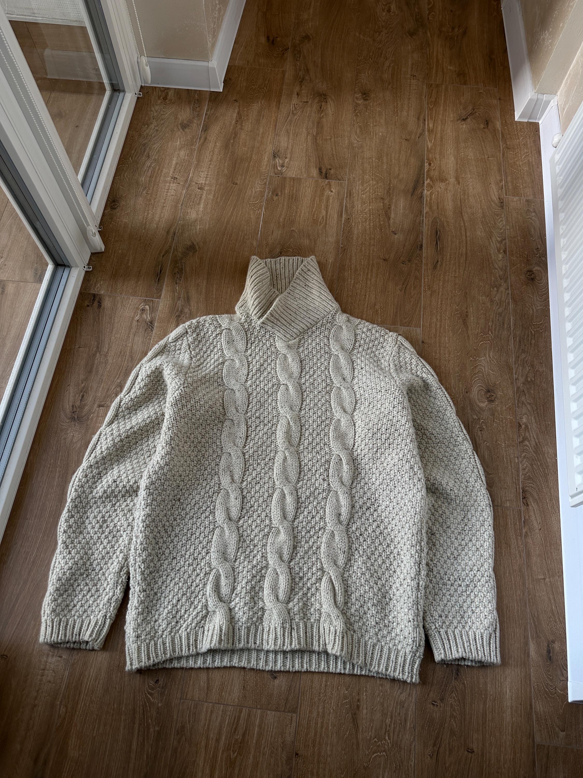 Vintage Burberry 3D Cable Knit Men's Cream Sweater Size: XXL - Etsy