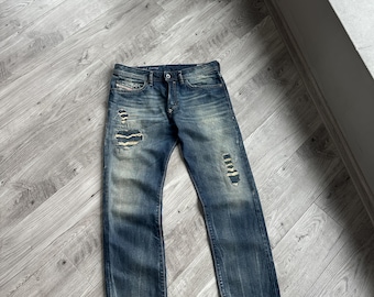 Jaded London Black Coated Stacked Straight Leg Jeans - Etsy