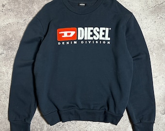 Sweat Diesel à gros logo bleu marine