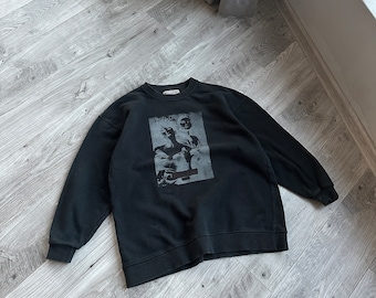 Sudadera vintage con logo grande y poco común de Moschino