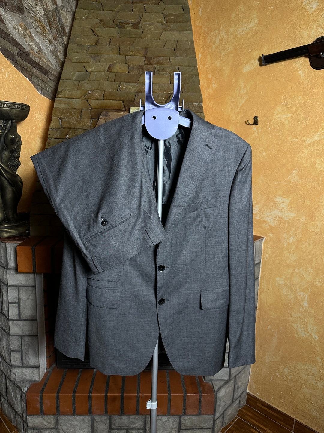 Abito grigio in lana da uomo Tagliatore Italia