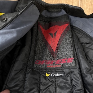 Dainese Vintage Gore Tex Armored Motorcycle Jacket Size: 46 image 17
