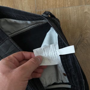 Acne Studios Black Men's River Used Blk Jeans Size: 32/30 image 8