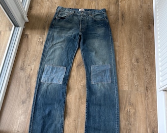 Levi's 501 Vintage años 90, pantalones vaqueros rectos de trabajo para hombre, talla: 34/36