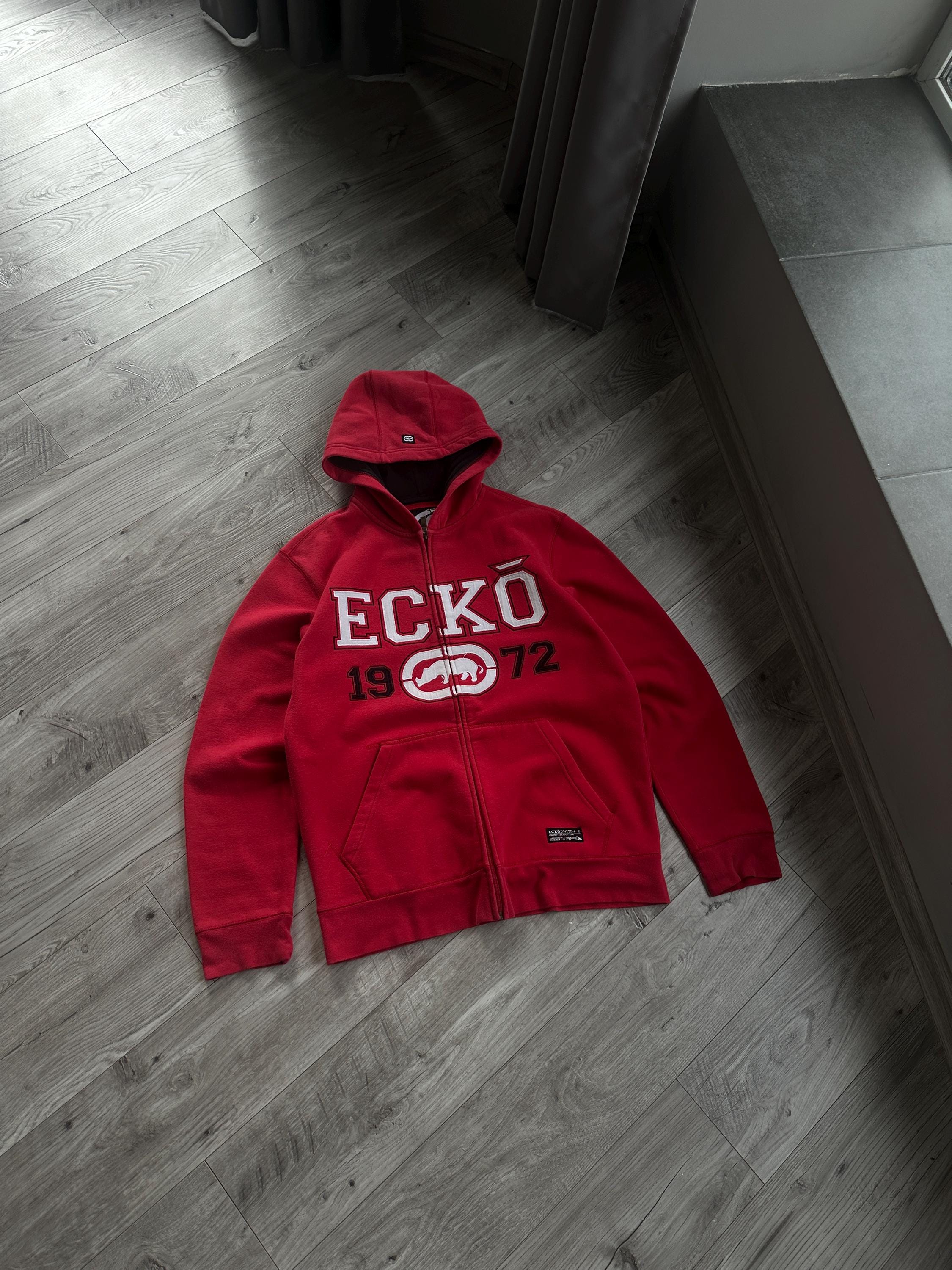 Ecko Unltd Vintage Big Logo Y2K Red Men's Hoodie - Etsy