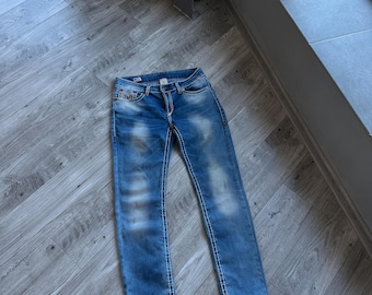True Religion Vintage Damen-Jeans „Billy Super T“ in Blau