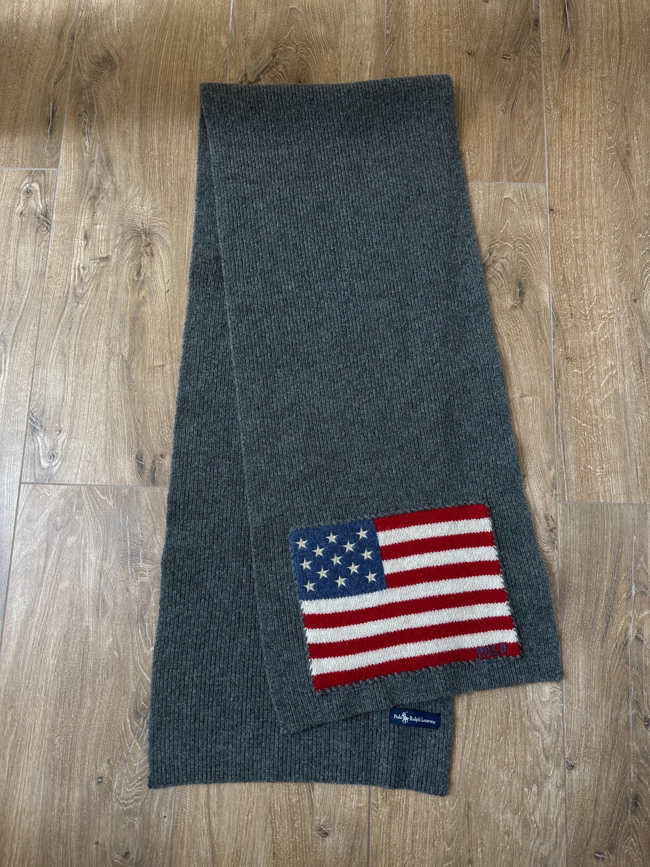 Ralph Lauren Flag Scarf - Etsy