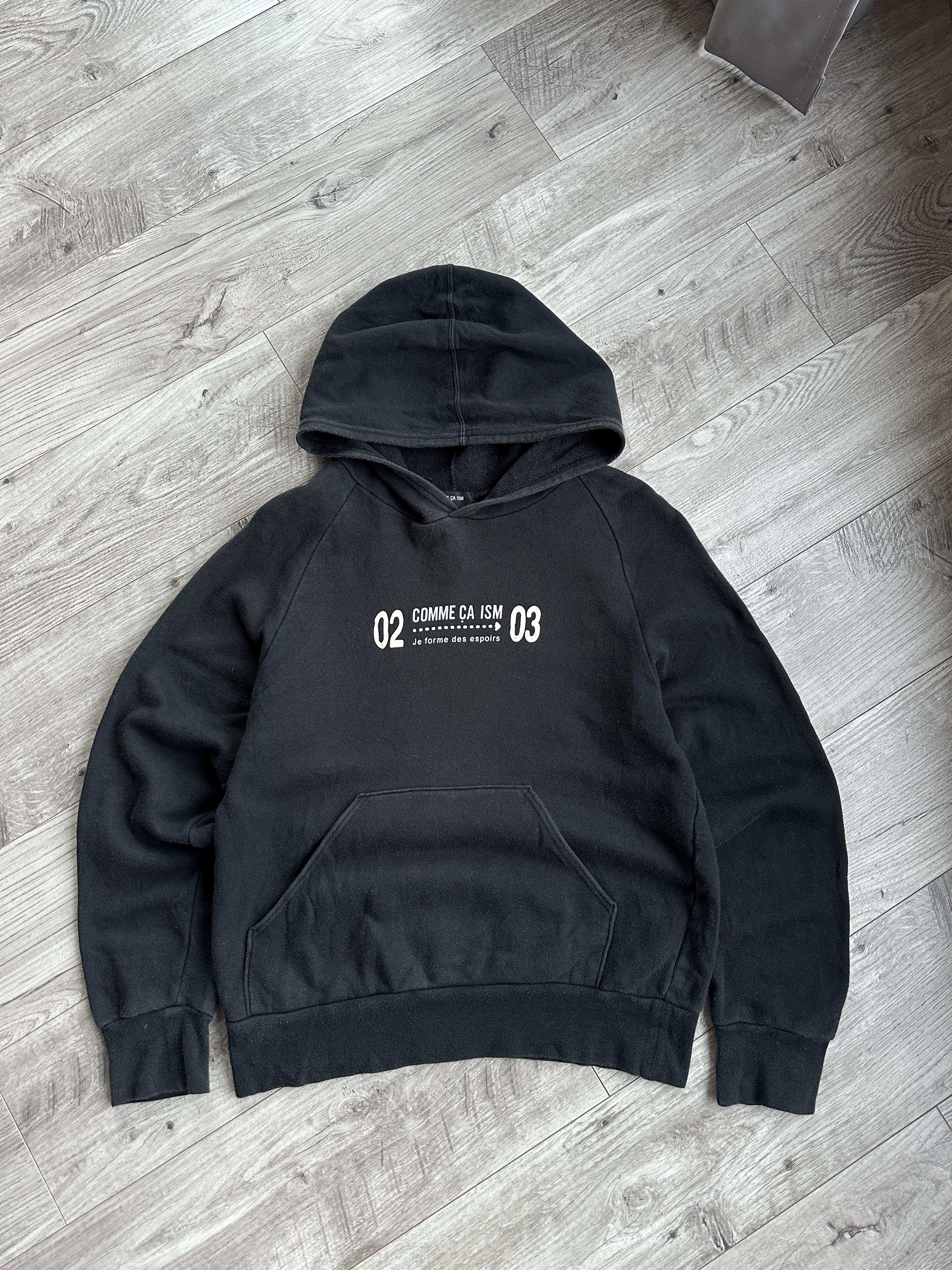 Comme Ca Ism Japanese Men's Cotton Black Logo Hoodie Size: M - Etsy