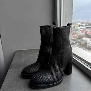 Ann Demeulemeester women’s vintage leather boots shoes
