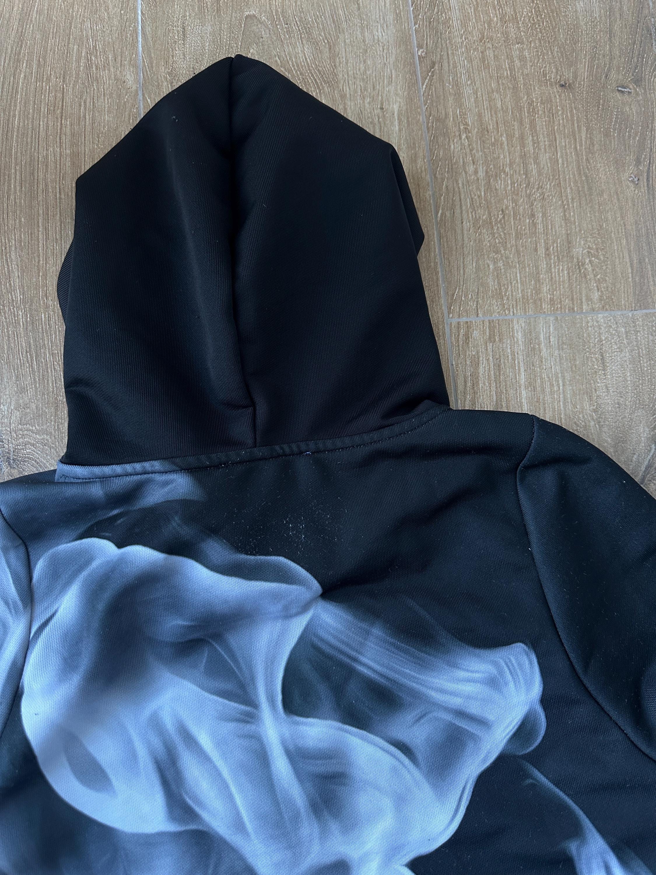 Adidas X Rita Ora Black White Smoke Graphic Hoodie Size: S - Etsy