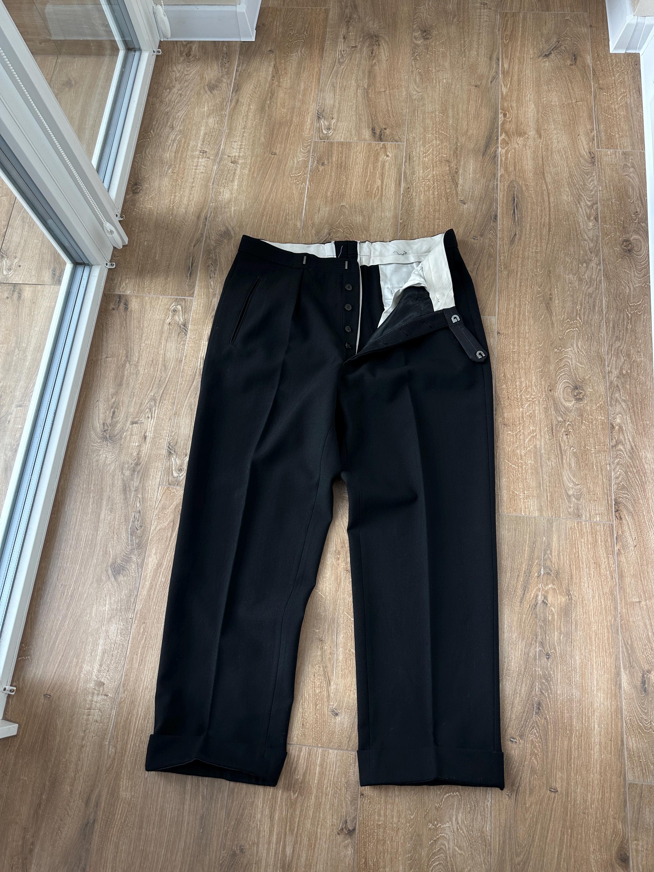 Vintage Wool Pants Size 34 - Etsy