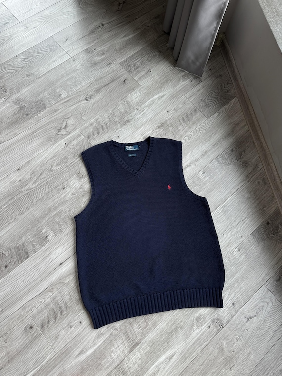 ポロ ラルフローレン ヴィンテージ コットン ネイビーブルー