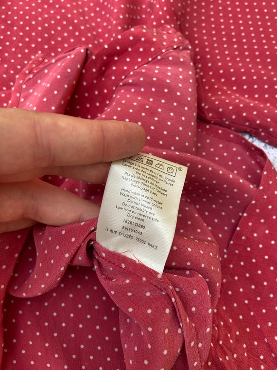 Sezane silk women’s buttons up shirt - image 6