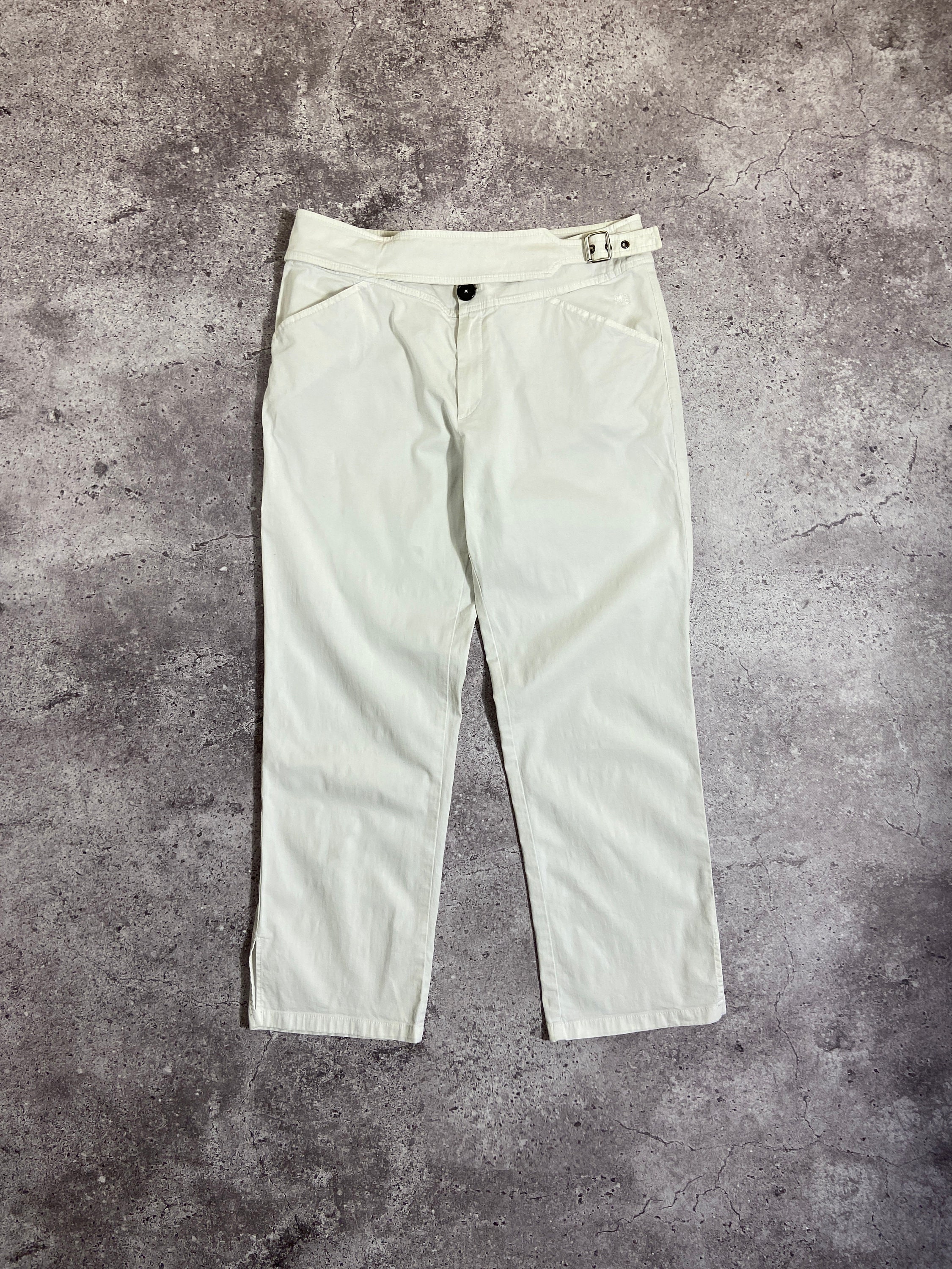 Burberry Red Label Women's White Pants - Etsy