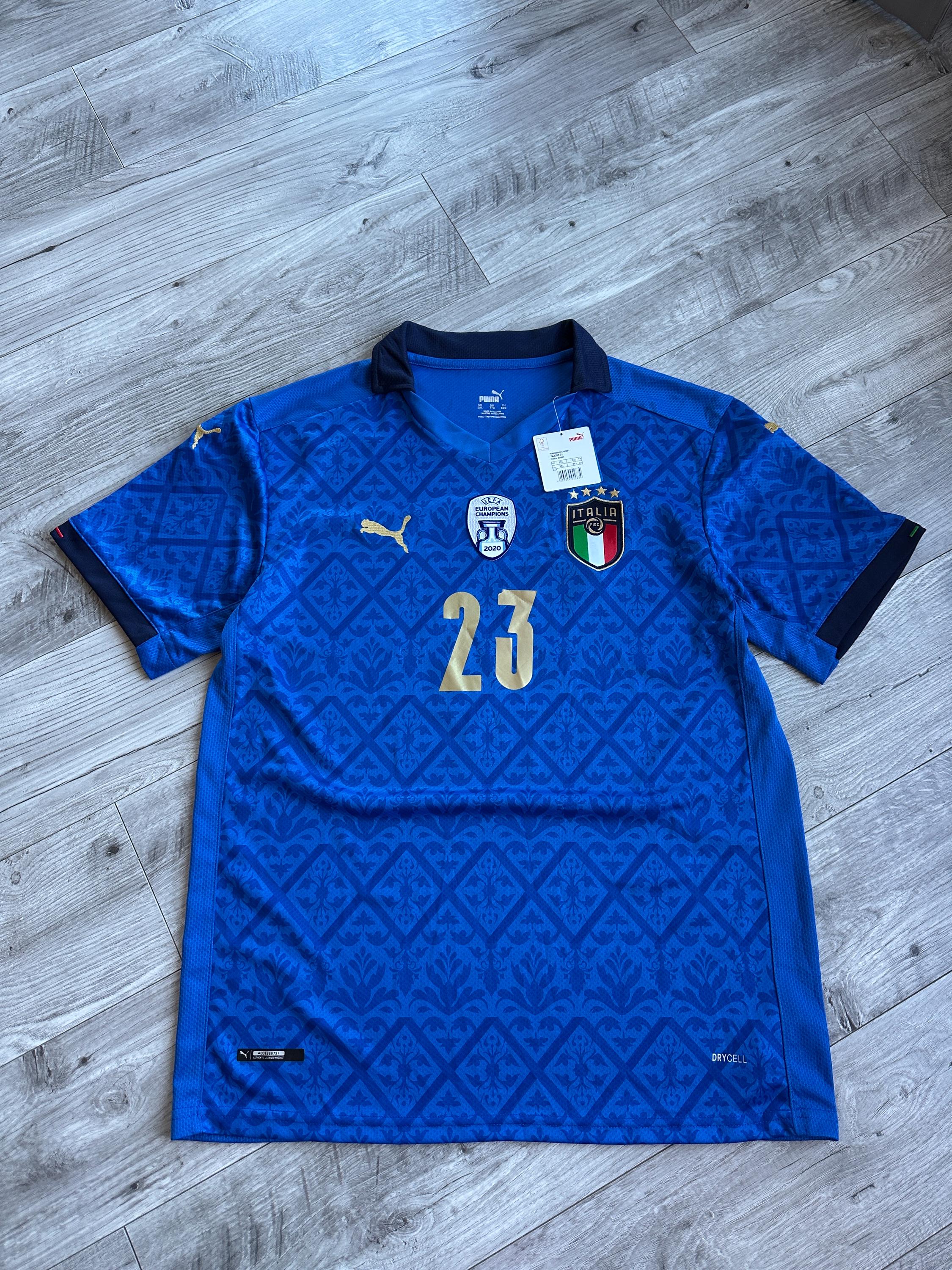 NWT Italy Puma 2020/2021 European Champions #23 Shirt Soccer