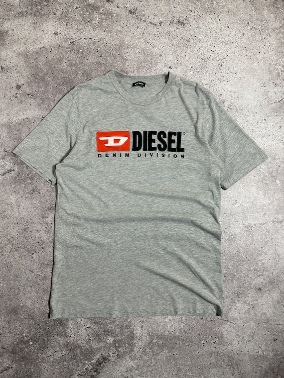 Diesel Big Logo Men's Gray T Shirt - Etsy