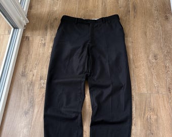 Spodnie męskie Brioni Grey Straight Fit Classic Moena, rozmiar: 52R